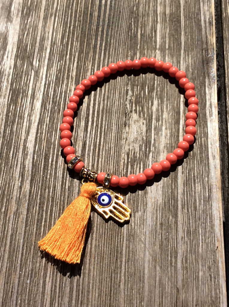 Orange Stretch Bracelet MAC Jewelry