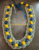 Kukui Nut Fan Fold Money Lei