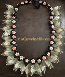 Kukui Nut Money Leaf Lei