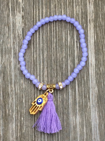 Light Purple Stretch Bracelet