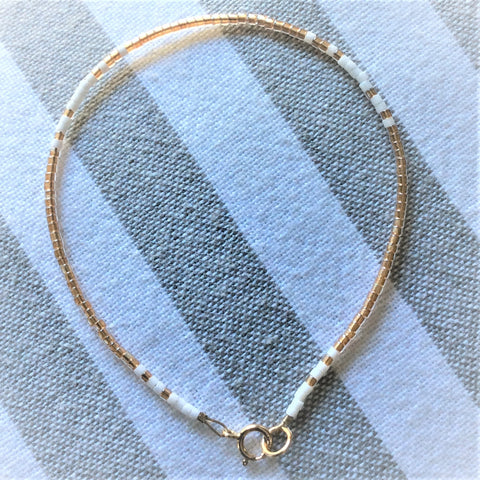 Delicate Gold Lined Bracelet
