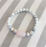 Rose Quartz Stretch Bracelet