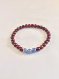 Howlite and Blue Aventurine