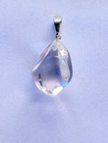 Rough Shape Clear Quartz Pendant