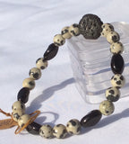 Dalmatian Jasper Stretch Bracelet