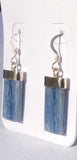 Silver Kyanite Earrings