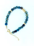 Turquoise/Chrysocolla GF Bracelet
