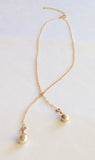 Elizabeth Necklace Pearls & Gold
