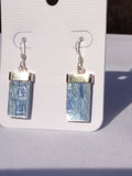 Silver Kyanite Earrings