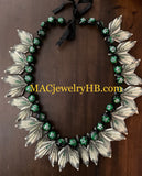 Kukui Nut Money Leaf Lei