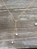 Elizabeth Necklace Pearls & Gold