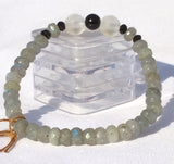 Labradorite with Matte Quartz & Onyx