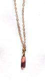 Gold Filled Crystal Drop Pendant