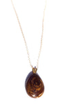 Brown Natural Stone Pendant