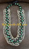 Kukui Nut Fan Fold Money Lei