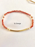 GF  Tube Crystal Stretch Bracelet
