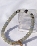 Labradorite with Matte Quartz & Onyx