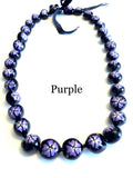 Kukui Nut Lei Purple