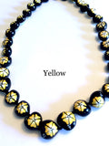 Kukui Nut Lei with Yellow