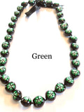 Kukui Nut Lei with Green FLOWERS